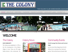 Tablet Screenshot of colonyirvine.com